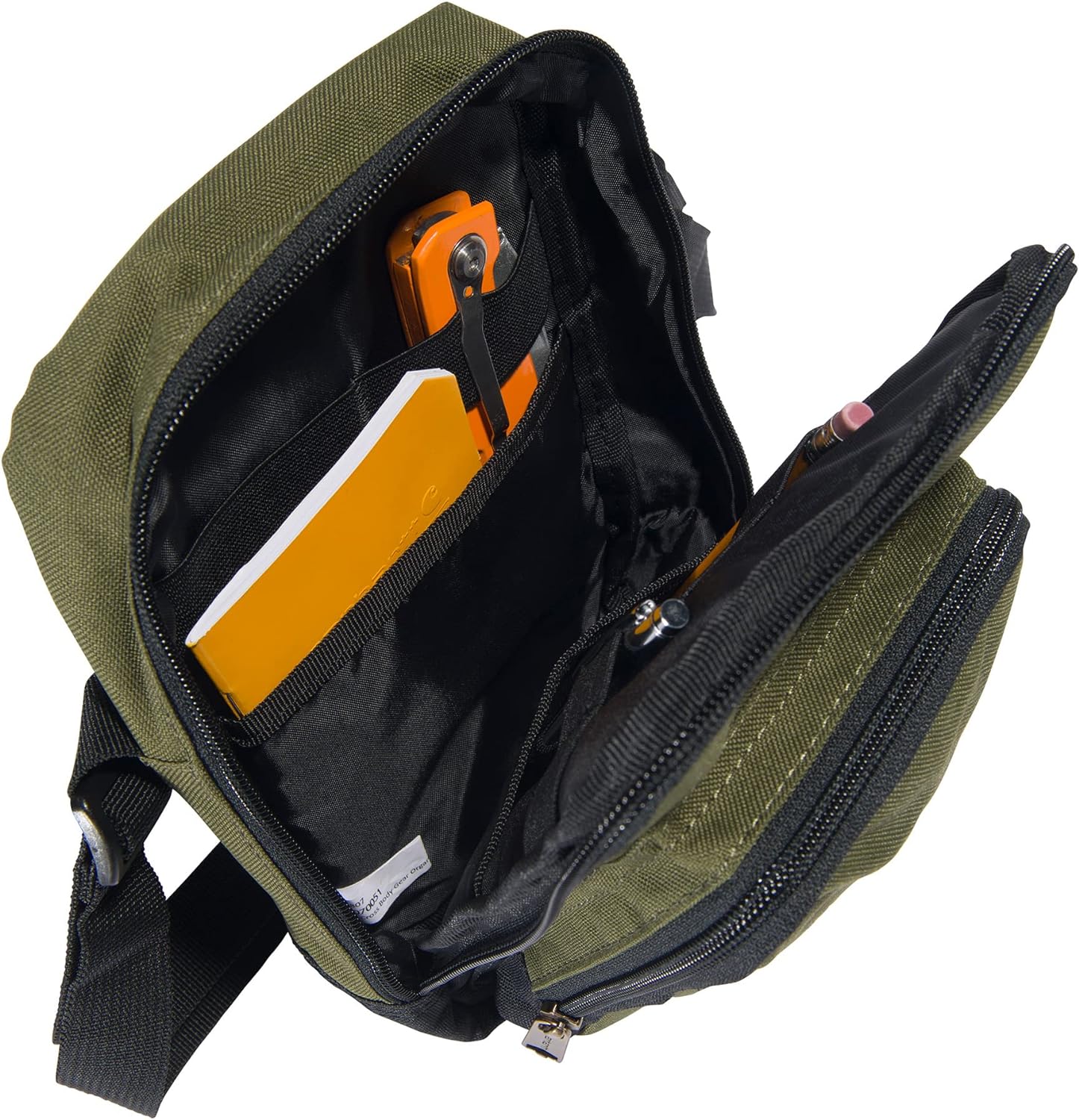 Carhartt Zip， Durable， Adjustable Crossbody Bag with Zipper Closure， Brown， One Size - Image 4